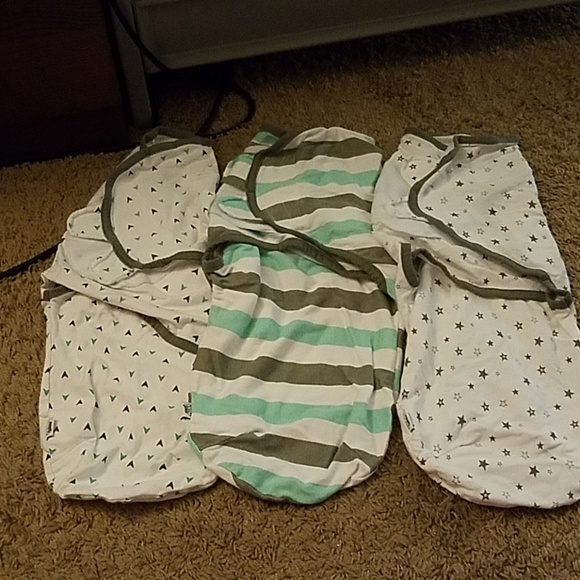 3 Piece Gender Nuetral Swaddle Set - Picture 1 of 3